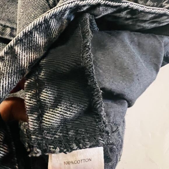 Fashion Nova Got A Secret V Front Straight Leg High Rise Jeans Size 18 NWT Gray - Picture 6 of 12